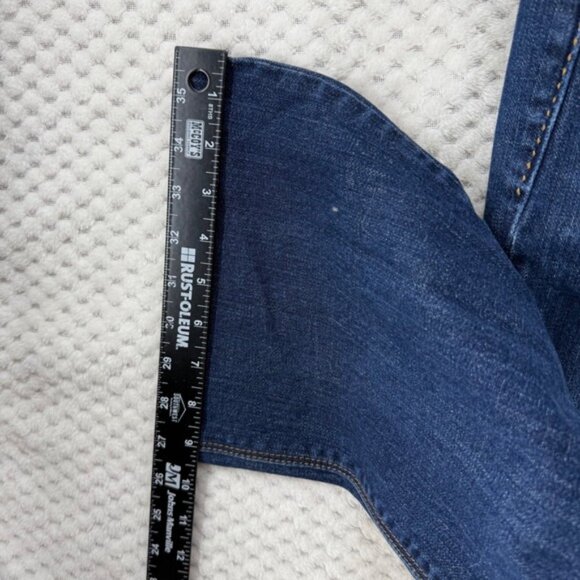 Levi's Slender Boot Cut 525 Jeans Flap Pocket Womens Dark Wash  Denim Pants - Picture 9 of 10